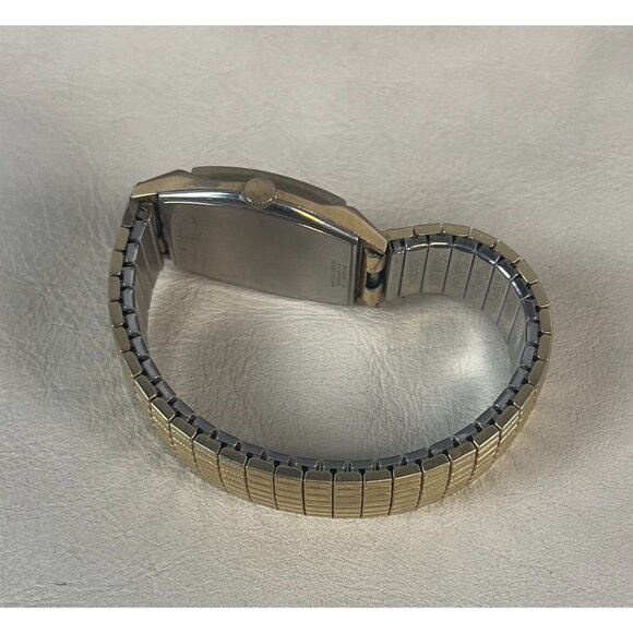 Vintage BULOVA L9 Men's Square Watch 10K Rolled Gold Parts/Repair 17 Jewels - Picture 6 of 9